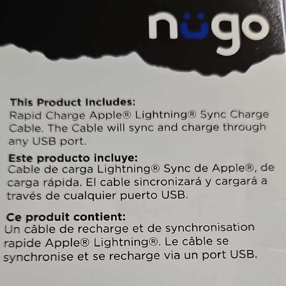 Blue Lightning Charger Sync Cable - 6ft - Picture 7 of 8